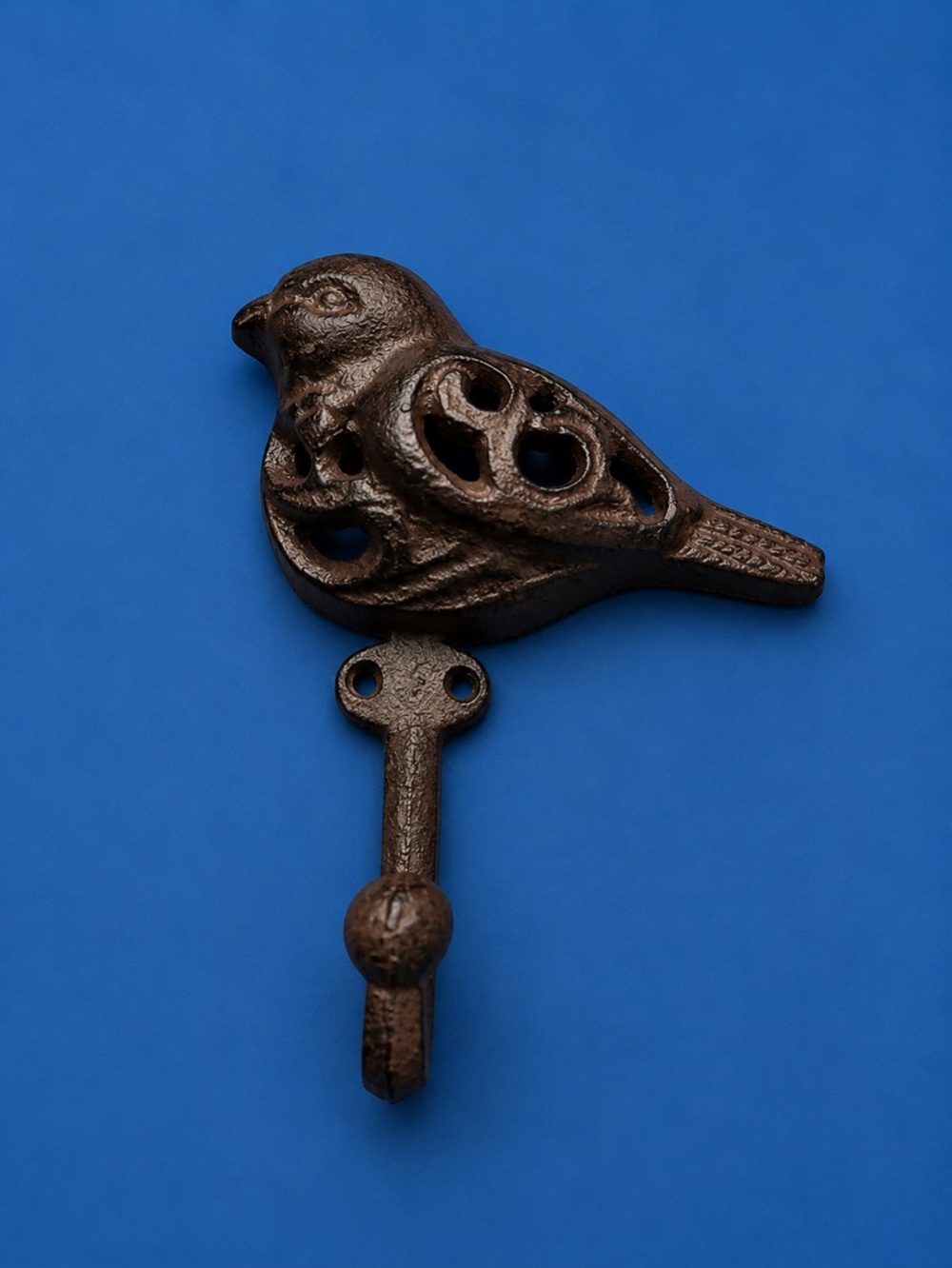 Rustic Cast Iron Bird Wall Hook – Farmhouse Hook, Vintage Coat Hook, Cottagecore